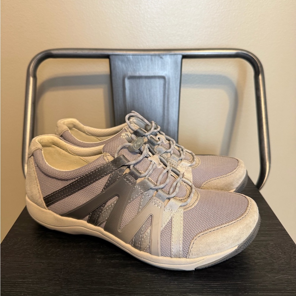 Dansko Gray Lace-Up Comfort Walking Sneakers EU 36 US 6
